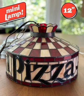 OMG MINI 12  *Plug-in* Pizza Hut Tiffany Style Ceiling Lamp FREE SHIPPING!! • $230