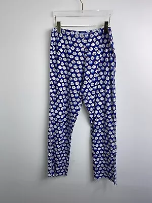 Roberta Roller Rabbit Snowman Pajama Pants Women's Sz L Pima Cotton-Pants Only • $64.99