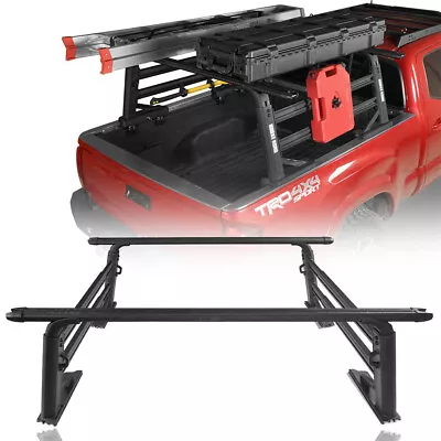 Adjustable Truck Bed Cargo Rack Ladder Fit Toyota Tundra Tacoma Nissan Truck • $899.88