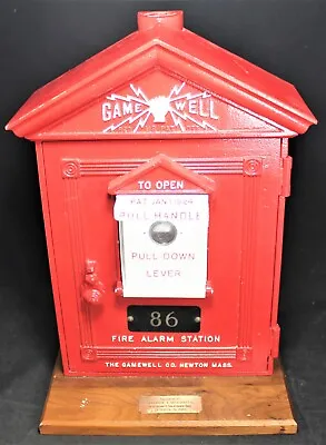 Gamewell Fire Alarm Call Station Box - Restored - Vintage - Empty - NO KEY • $539.99
