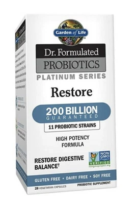 $35.99 • Buy Garden Of Life Dr. Formulated Probiotics Platinum Series Restore 200 Billion CFU
