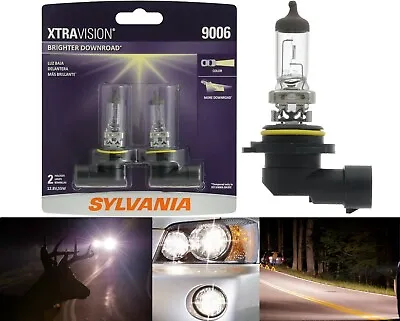 Sylvania Xtra Vision 9006 HB4 55W Two Bulbs Head Light Replacement Lamp Halogen • $25