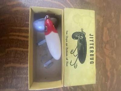 Vintage Fred Arbogast  1st Year Plastic Jitterbug Lure In  2pc Picture Box • $28