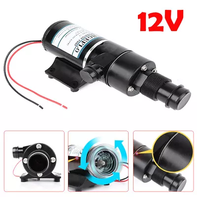 RV Waste Pump RV Macerator Pump 12V For Marine Trailer Toilet Sewer Self Priming • $48.45