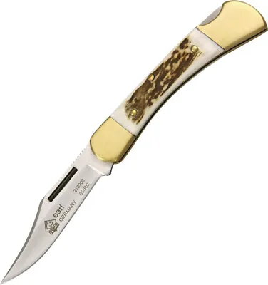 $244.95 • Buy Puma Earl Staghorn Lockback Folder Knife - 210900