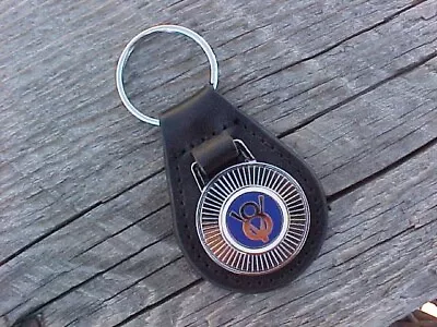 Ford Flathead V8 Leather Key Fob Vintage Nos Custom-made Brilliant Keychain • $15