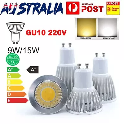 E27 GU10 9W 15W LED Light Globe Bulbs Spotlight Warm White COB Lamp Downlight AU • $18.99
