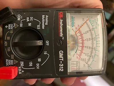 GB Instruments Analog Multimeter - GMT-312 - Black • $15