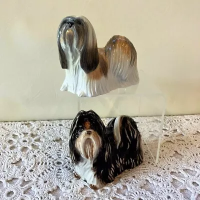 Faimous Collectible Vintage 1970s JOHN BESWICK Pair Of SHIH TZU Ceramic Dogs • £31