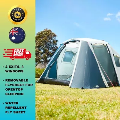 6 Person 2 Room Waterproof Tent With 2 Doors 4 Windows Outdoor Camping • $229.95