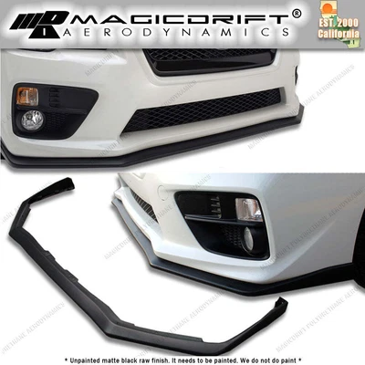 $65.89 • Buy For 2015-2021 Subaru WRX STi V-Limited OE Style Front Bumper Chin Lip Spoiler