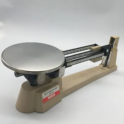 Vintage Ohaus Triple Beam Balance All Metal Scale 2610g 5lb 2oz Capacity. • $22.49