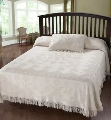 Bates Martha Washington's Choice Bedspread Full Cotton • $140