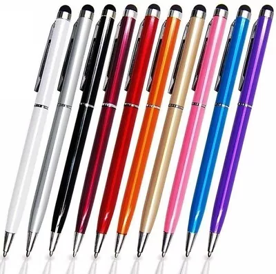 10X Touch Screen Ballpoint Stylus Pen For Iphone Ipad Samsung Tabs Android Phone • £2.99