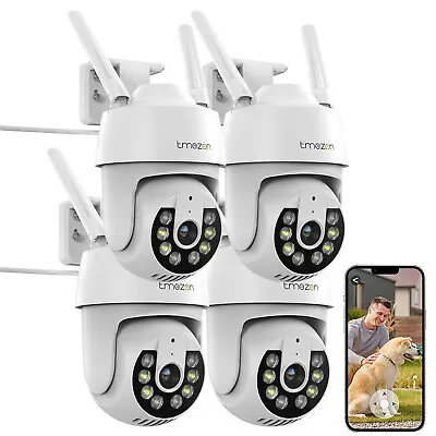 4PCS Wireless Camera WIFI IP Indoor CCTV 1296P HD PTZ Smart Home Security IR Cam • £29.99