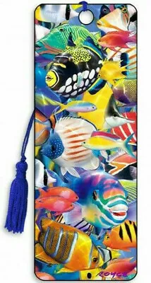 3D Bookmark - Tropical Fish Sea Diving Sea Lover Gift X Him Man Her Kids QUALITY • £3.99