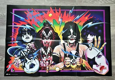 Ace Frehley Signed Unmasked Poster Autograph KISS  • £189.98