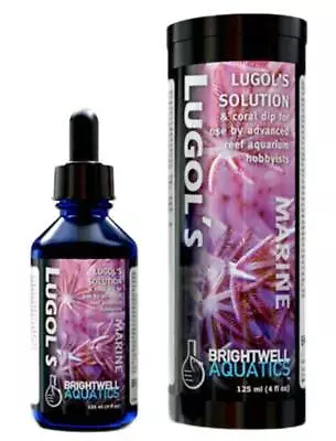 Brightwell Aquatics Lugol's Iodine Iodide Lugols Supplement Coral Dip Macroalgae • £25.49