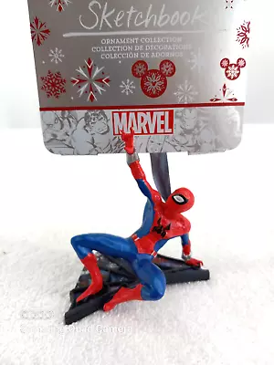 Disney Spider-Man 60th Anniversary Sketchbook Marvel Christmas Ornament • $19.99