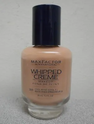 MAX FACTOR WHIPPED CREME MAKEUP FOUNDATION 309 COOL BEIGE 1.2fl Oz *DISCONTINUED • $29.99