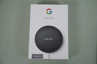 Google Nest Mini (2nd Generation) Smart Speaker - Charcoal • $48.85