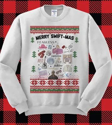 Merry Swift-Mas Ugly Sweater Xmas Taylor Inspired Party Sweatshirt Christmas • $29.99