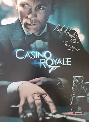 Daniel Craig Mads Milkkelsen Signed Autogrsphed 12x16 Casino Royale Poster • £300