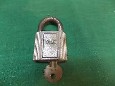 Vintage Yale & Towne Mfg. Co. Lock Padlock With Key. Hardened USA • $4.99