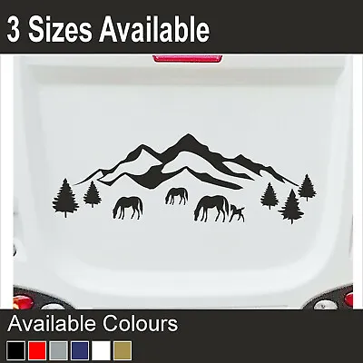 Caravan Camper Van Motor Home  Sticker Decal Graphic Colour Choice (BB393) • £12.95