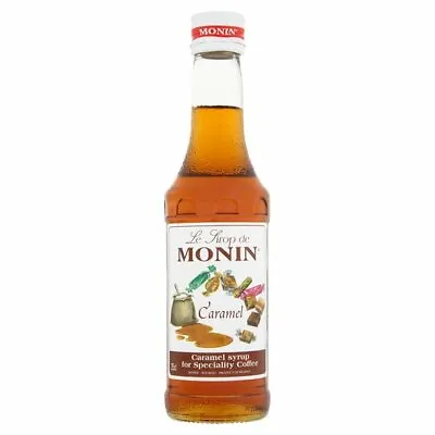 MONIN Caramel Syrup 1L For Coffee Cakes Etc • £11.99