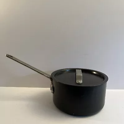 Vintage CALPHALON Commercial Anodized Aluminum 2.5 Qt Sauce Pan Pot 8702 1/2 Lid • $39.99