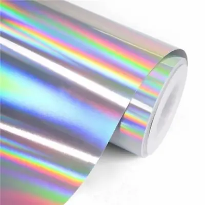 6.0mil Rainbow Holographic Neo Chrome Vinyl Film Long Lasting For Stickers Decal • $133