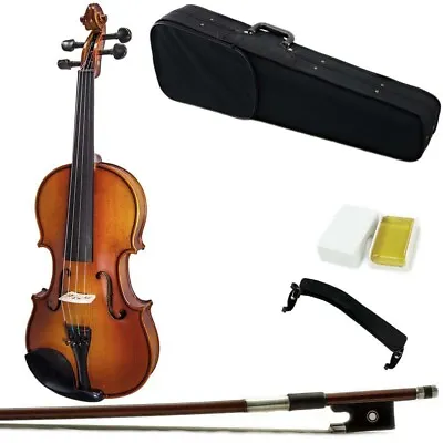 Paititi 14'' Size Upgrade Solid Wood Ebony Fitted Viola With Case Bow And Rosin • $149.99