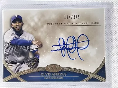 2012 Topps Tier One Elvis Andrus Crowd Pleaser Autograph /245 • $15