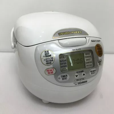 ZOJIRUSHI 220-230V Rice Cooker NS-ZLH10-WZ White 1L ‎680 W Made In Japan New • $220.19