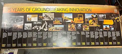 John Deere CONTRUCTION  175 ANIVERSARY POSTER Collectible DKPCE 2004 • $19.50