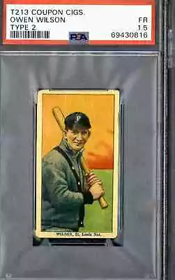 1914 T213 Coupon Cigs. Owen Wilson PSA 1.5 • $126.50