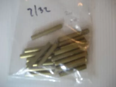 (20) Pieces Of 7/32  Outside Diameter Approx. 2  Long Brass Tubing • $2.75