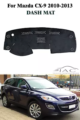 Dashboard Pad Dash Cover Mat Black Dashboard  Carpet For Mazda CX-9 2010-2013 • $59.99