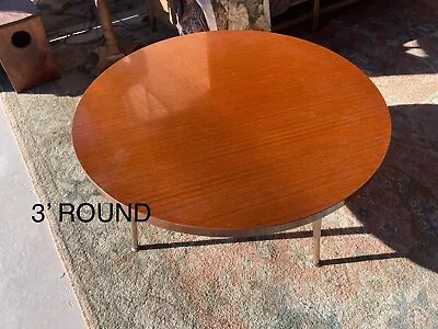 Magnificent Mid Century Modern 3’ Round Coffee Table • $475