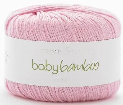 £2.49 • Buy Sirdar Snuggly Baby Bamboo DK 50g - 114 Candy - Includes Pack Offers