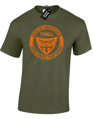 Tyrell Genetic Replicant Mens T Shirt Retro Blade Fan Design Classic Top Runner • £7.99