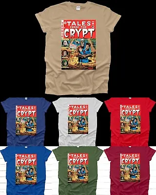 £9.99 • Buy Genuine 50s Comic Book Cover Mens T Shirt Tales From The Crypt Woman Unisex UK 