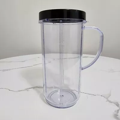 22 Oz Tall Cup With Lid Replacement Part Magic Bullet 250W MB1001 Blenders • $10.87