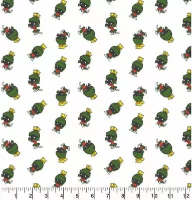 $3.99 • Buy Looney Tunes Marvin The Martian Fabric 100% Cotton Fat Quarter Masks, Crafts Etc