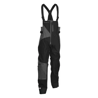 Motorfist Rekon X Black And Gray Waterproof Snow Bibs Men's Sizes SM - 2X • $88.99