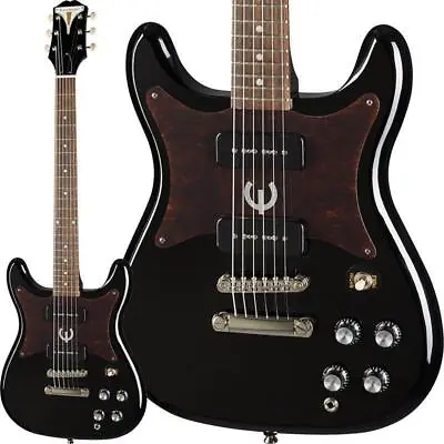 Epiphone Wilshire P-90s Ebony Electric Guitar With Gig Bag • $546.94