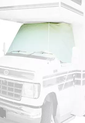 2409 White Class C Chevy 2001-2015 Windshield Cover (RV Motorhome With Mirror Cu • $99.99