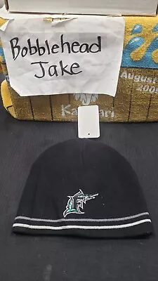 Nwt Mlb Florida Marlins Cap Hat Knit Skull Beanie 2 Bar Unisex T.e.i. • $14.99