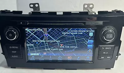 18 Nissan Altima Navigation Radio Receiver AM-FM W/ CD Player 25915-9HU0C OEM • $699.95